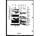 Amana BR16E interior parts (i) diagram