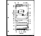 Amana BDI16E interior parts (ii) diagram