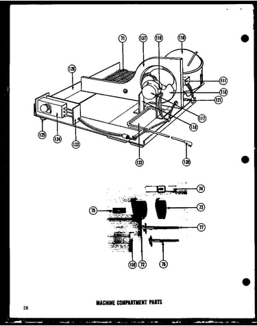 Machine compartment parts (ii)