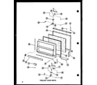 Amana BC20K-P602351W freezer door parts diagram