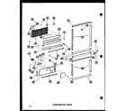 Amana BC20K-P602351W evaporator parts diagram