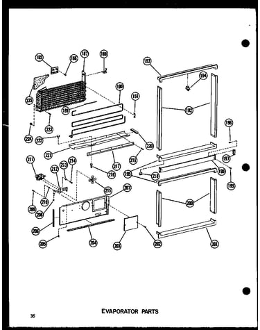 Evaporator parts