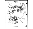 Amana CI8.8/P60118-4W chest freezer diagram
