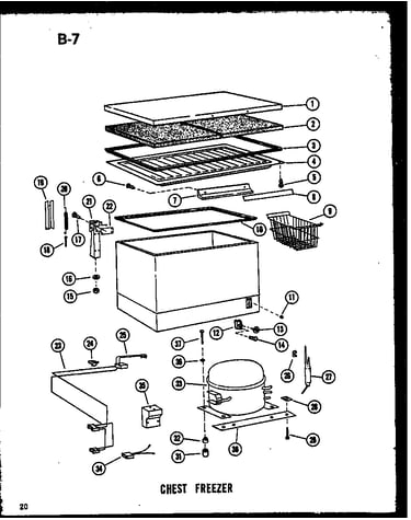 Chest freezer