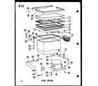 Amana CD7-AG/P60240-63WG chest freezer diagram