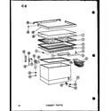 Amana C7-C/P60212-1WC cabinet parts diagram