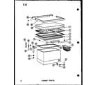 Amana C9/P60212-2W cabinet parts diagram