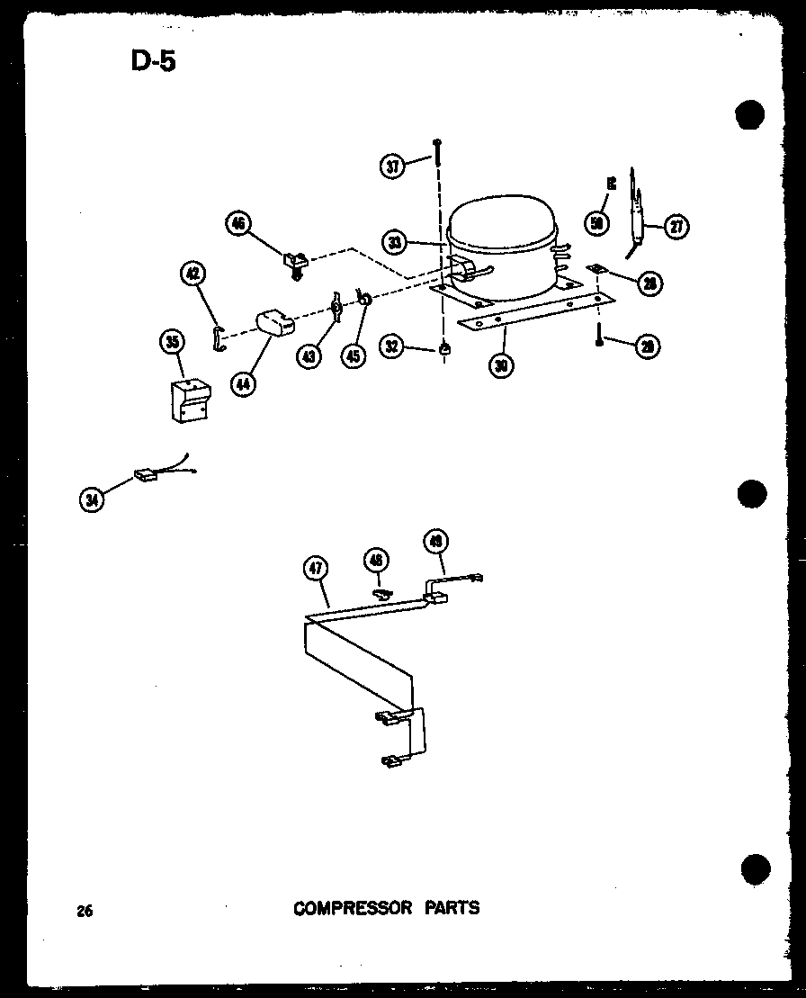 Compressor parts (cd7-a/p60318-62wa) (cd7-c/p60318-62wc) (cd7-ag/p60318-62wg) (cd7/p60318-62w) (cd7/p60318-45w) (cd7-c/p60318-45wc) (cd7-ag/p60318-45wg) (cd7-a/p60318-45wa) (c7/p60318-63w) (c7-c/p60318-63wc) (c7-ag/p60318-63wg) (c7-a/p60318-63wa) (c7/p603