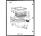 Amana C7W/P60330-6W cabinet parts diagram