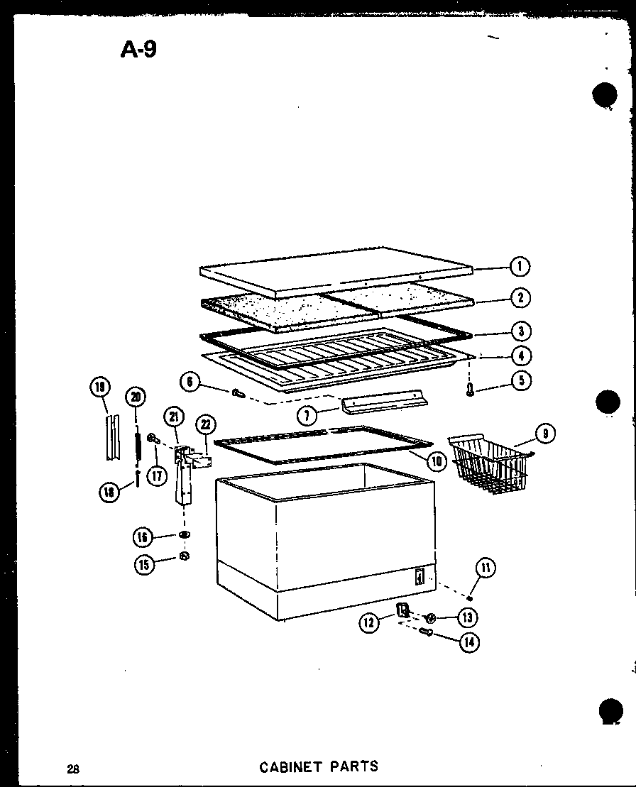 Cabinet parts (ec7-c/p60318-47wc) (ec7-a/p60318-47wa) (ec7/p60318-47w) (ec7-ag/p60318-47wg) (ec9/p60318-49w) (ec9-c/p60318-49wc) (ec9-a/p60318-49wa) (ec9-ag/p60318-49wg)