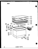 Cabinet parts (ec7-c/p60318-47wc) (ec7-a/p60318-47wa) (ec7/p60318-47w) (ec7-ag/p60318-47wg) (ec9/p60318-49w) (ec9-c/p60318-49wc) (ec9-a/p60318-49wa) (ec9-ag/p60318-49wg)