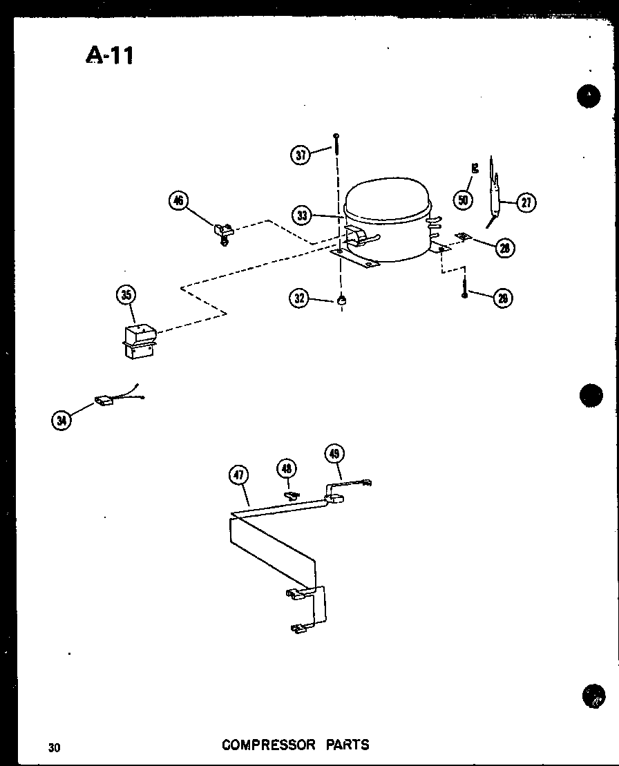Compressor parts (ec7-c/p60318-47wc) (ec7-a/p60318-47wa) (ec7/p60318-47w) (ec7-ag/p60318-47wg) (ec9/p60318-49w) (ec9-c/p60318-49wc) (ec9-a/p60318-49wa) (ec9-ag/p60318-49wg)