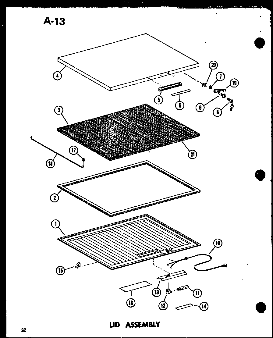 Lid assembly (ec19f-c/p60330-67wc) (ec19f-ag/p60330-67wg) (ec19f/p60330-67w) (ec19f-a/p60330-67wa) (ec19f-l/p60330-67wl) (ec28f-c/p60330-69wc) (ec28f/p60330-69w) (ec28f-a/p60330-69wa) (ec28f-l/p60330-69wl) (ec28f-ag/p60330-69wg)