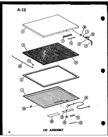 Lid assembly (ec19f-c/p60330-67wc) (ec19f-ag/p60330-67wg) (ec19f/p60330-67w) (ec19f-a/p60330-67wa) (ec19f-l/p60330-67wl) (ec28f-c/p60330-69wc) (ec28f/p60330-69w) (ec28f-a/p60330-69wa) (ec28f-l/p60330-69wl) (ec28f-ag/p60330-69wg)