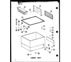 Amana C15B-1-L/P73980-19WL cabinet parts diagram