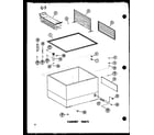 Amana EC28F/P73980-39W cabinet parts diagram