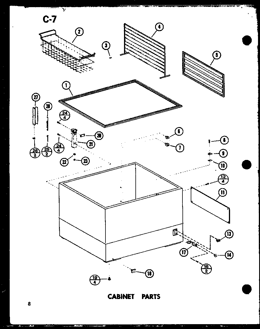 Cabinet parts