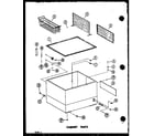 Amana C15B1/P7398043W cabinet parts diagram