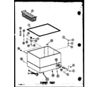 Amana C7B3W/P1125001W cabinet parts diagram