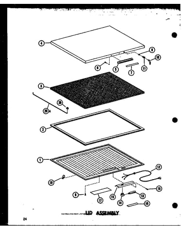 Lid assembly (c11f/p60240-1w) (c11f-c/p60240-1wc) (c11f-ag/p60240-1wg) (c11f-a/p60240-1wa) (c11f/p60240-2w) (c11f-c/p60240-2wc) (c11f-ag/p60240-2wg) (c11f-a/p60240-2wa) (c15f/p60240-3w) (c15f-c/p60240-3wc) (c15f-ag/p60240-3wg) (c15f-a/p60240-3wa) (c15f/p6