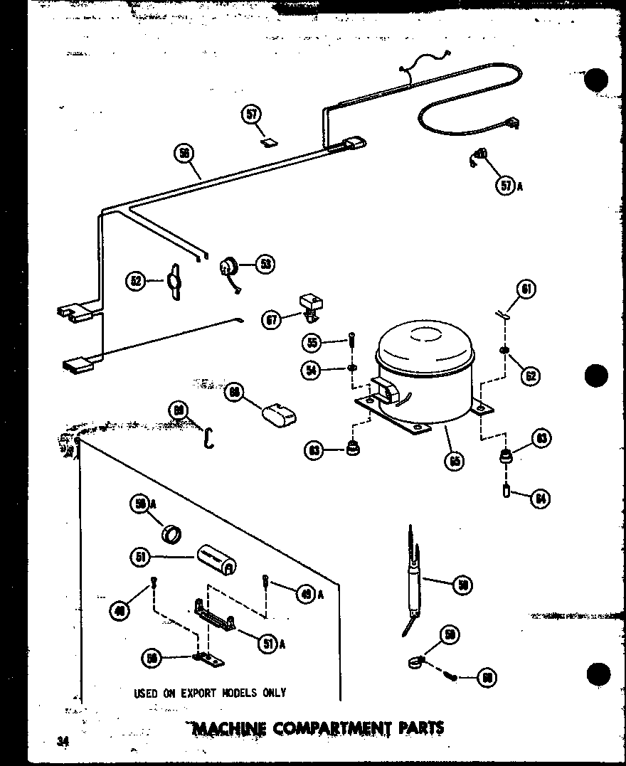 Machine compartment parts (ec11f/p60212-70w) (ec11f-c/p60212-70wc) (ec11f-ag/p60212-70wg) (ec11f-a/p60212-70wa) (ec15f/p60212-71w) (ec15f-c/p60212-71wc) (ec15f-ag/p60212-71wg) (ec15f-a/p60212-71wa) (ec19f/p60212-75w) (ec19f-c/p60212-75wc) (ec19f-ag/p60212