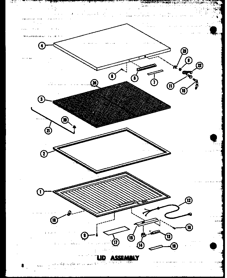 LID ASSEMBLY (C11F-C/P60321-1WC) (C11F-A/P60321-1WA) (C11F/P60321-1W) (C11F-AG/P60321-1WG) (C11F/P60321-3W) (C11F-C/P60321-3WC) (C11F-AG/P60321-3WG) (C11F-A/P60321-3WA) (C15F/P60321-4W) (C15F-C/P60321-4WC) (C15F-AG/P60321-4WG) (C15F-A/P60321-4WA) (C19F-C