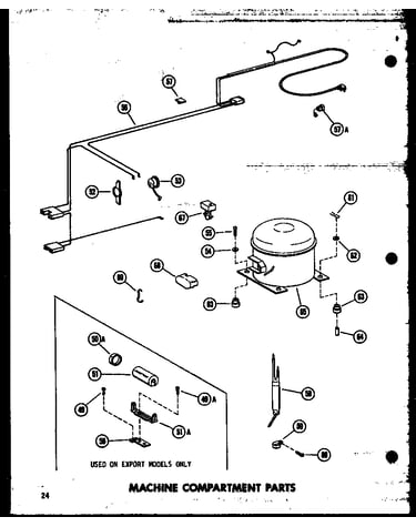 Machine compartment parts (ec11f-c/p60321-2wc) (ec11f-a/p60321-2wa) (ec11f/p60321-2w) (ec11f-ag/p60321-2wg) (ec15f/p60321-5w) (ec15f-c/p60321-5wc) (ec15f-ag/p60321-5wg) (ec15f-a/p60321-5wa) (ec19f/p60321-8w) (ec19f-c/p60321-8wc) (ec19f-ag/p60321-8wg) (ec1