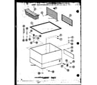 Amana C23B-1-A/P73980-12WA cabinet parts diagram