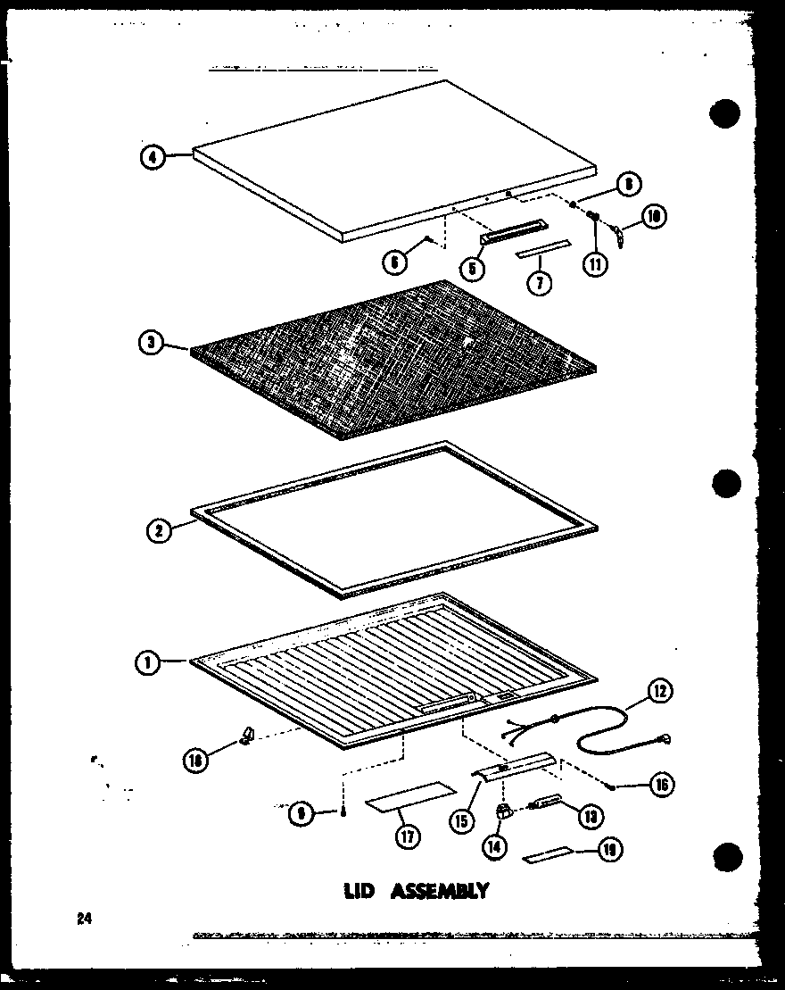 LID ASSEMBLY (C11F/P60116-41W) (C11F-C/P60116-41WC) (C11F-AG/P60116-41WG) (C11F-A/P60116-41WA) (C11F-C/P60116-47WC) (C11F-A/P60116-47WA) (C11F/P60116-47W) (C11F-AG/P60116-47WG) (C15F-C/P60116-42WC) (C15F-A/P60116-42WA) (C15F/P60116-42W) (C15F-AG/P60116-42