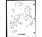 Amana RC10A-DD/P72091-2M door assembly diagram