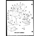 Amana RC10A-PB/P72091-1M oven cavity assembly diagram