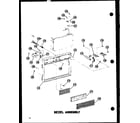 Amana RC10A-DD/P72091-2M bezel assembly diagram