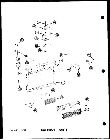 Exterior parts (rc-10pb/p71304-2m) (rc-10d/p71305-2m)