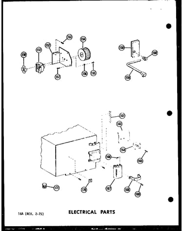 Electrical parts (rc-10pb/p71304-2m) (rc-10d/p71305-2m)