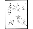 Amana RC-10D/P71305-2M electrical parts (rc-10pb/p71304-2m) (rc-10d/p71305-2m) diagram
