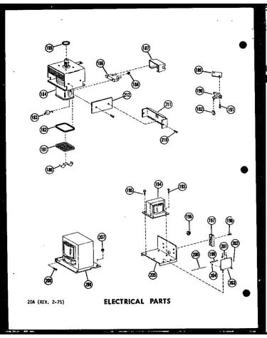 Electrical parts (rc-10pb/p71304-2m) (rc-10d/p71305-2m)