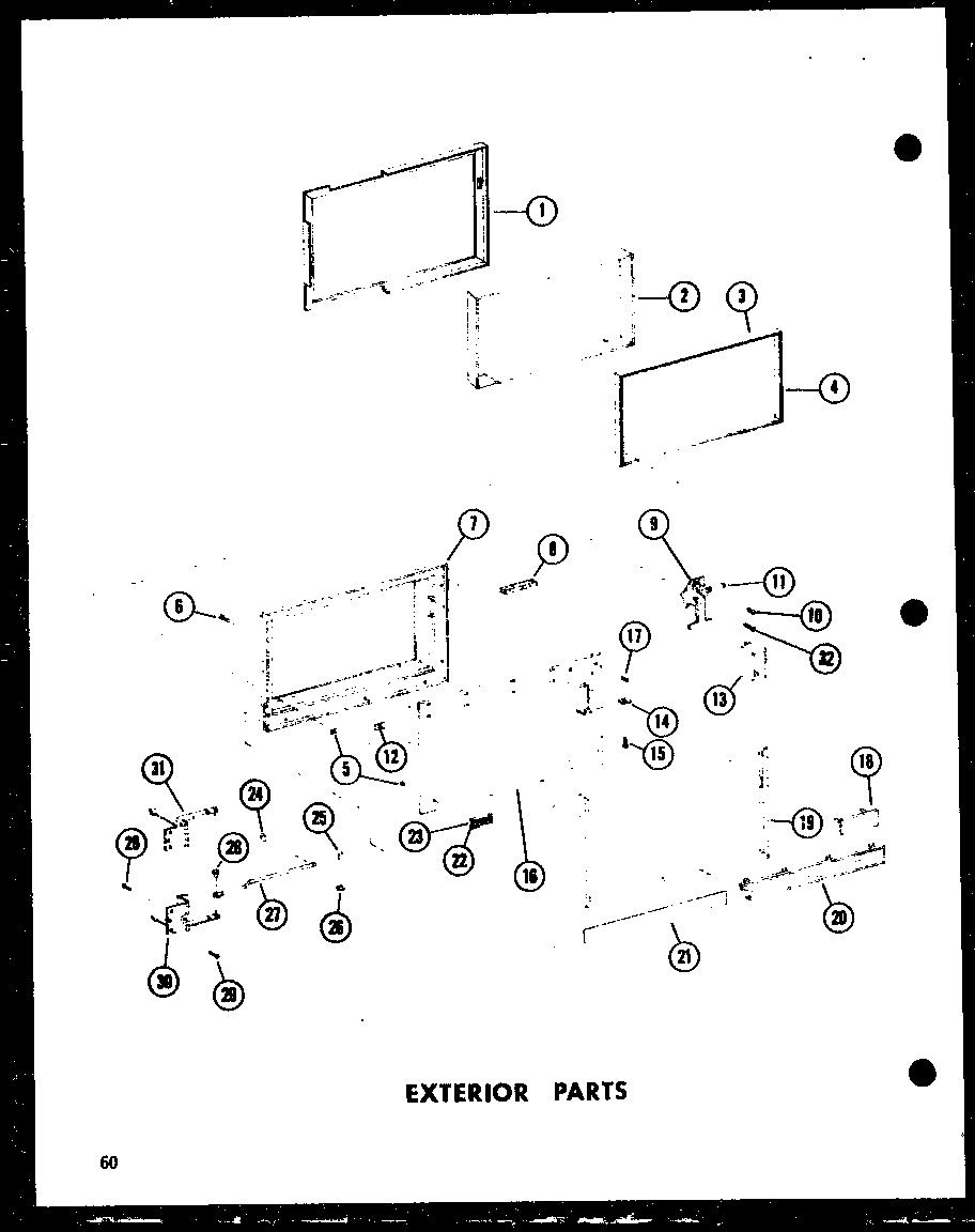 Exterior parts (rc-10pb/p71304-1m) (rc-10d/p71305-1m)