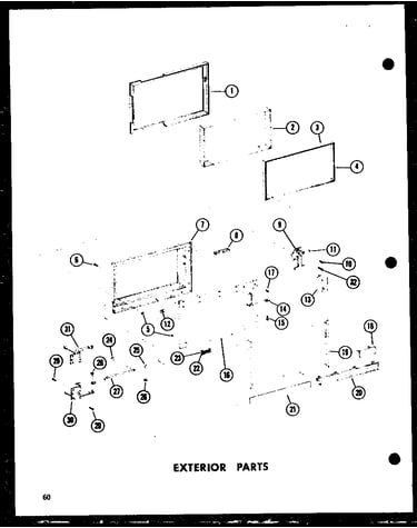 Exterior parts (rc-10pb/p71304-1m) (rc-10d/p71305-1m)