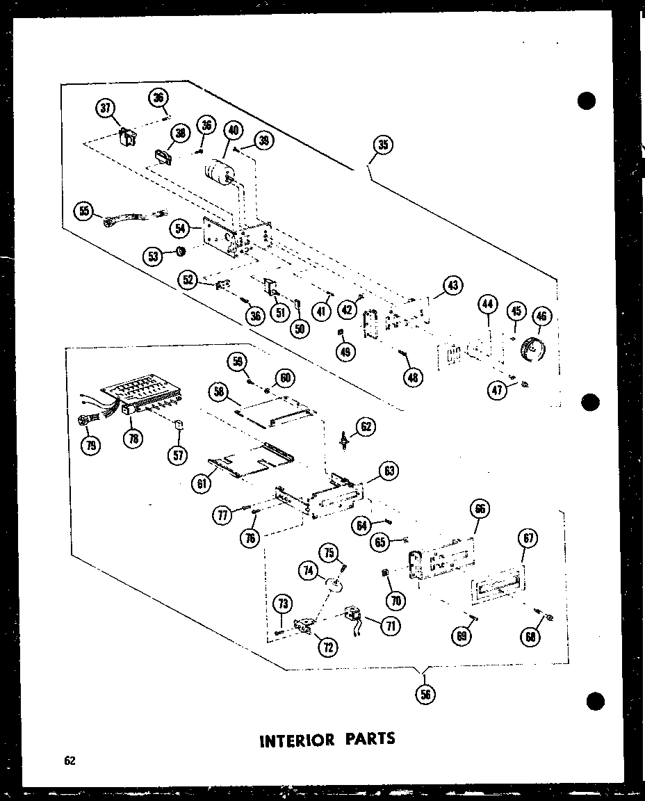 Interior parts (rc-10pb/p71304-1m) (rc-10d/p71305-1m)