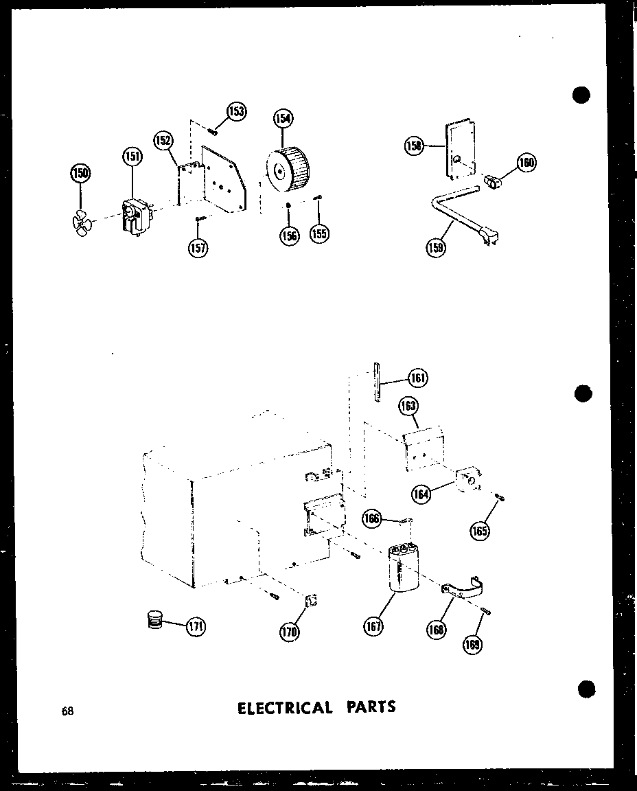 Electrical parts (rc-10pb/p71304-1m) (rc-10d/p71305-1m)