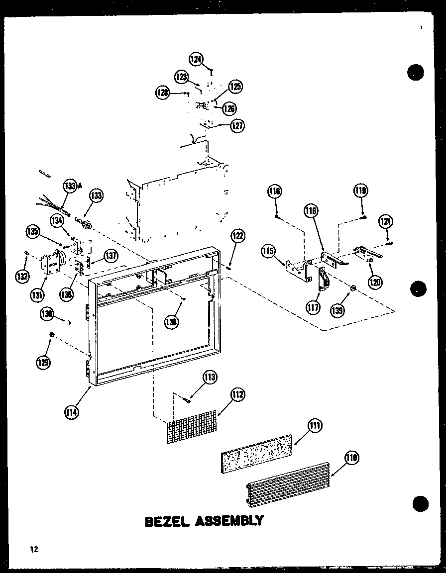 BEZEL ASSEMBLY