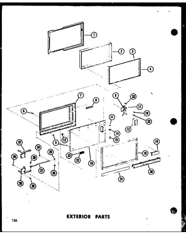 Exterior parts (rc-7pb/p71300-3m) (rc-7d/p71301-3m)