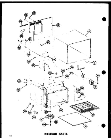 Interior parts (rc-7pb/p71300-2m) (rc-7d/p71301-2m)