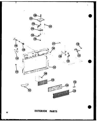 Exterior parts (rc-7pb/p71300-2m) (rc-7d/p71301-2m)