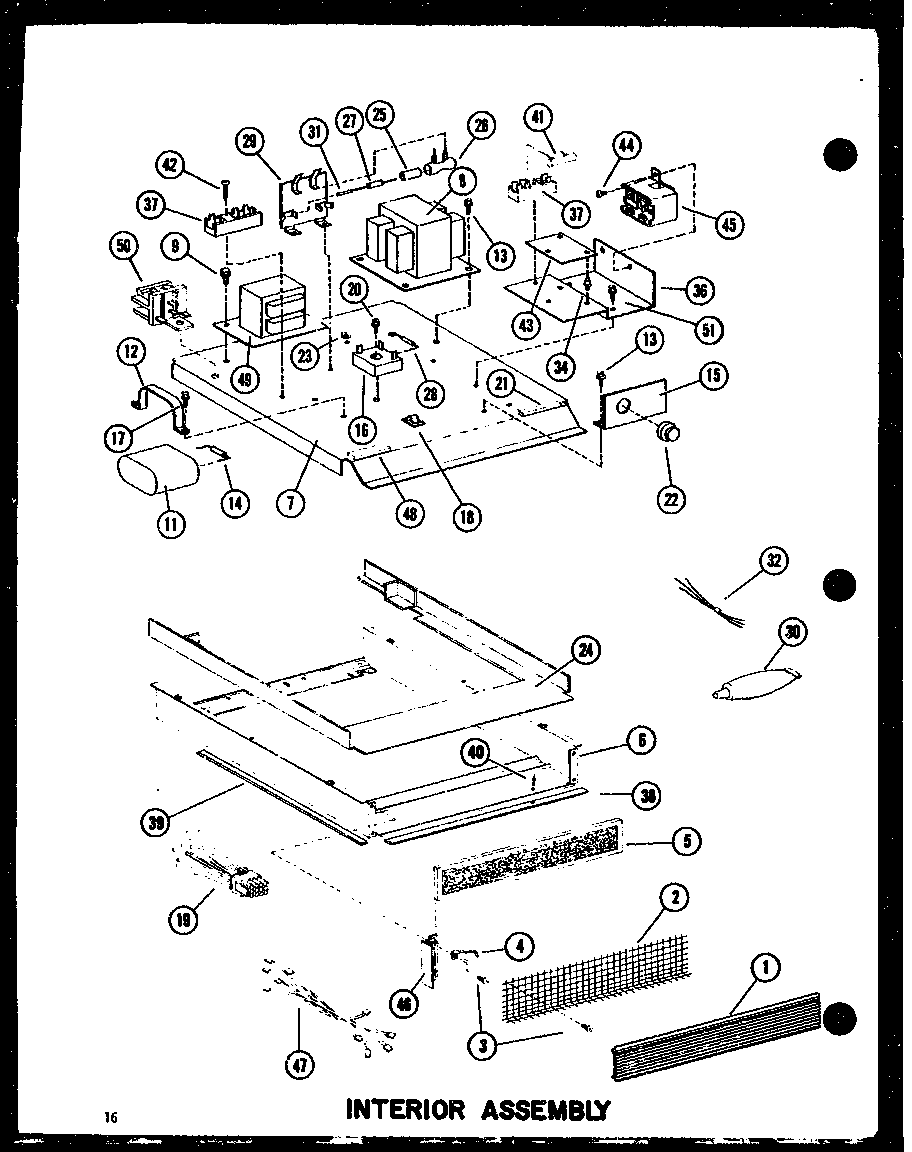 Interior assembly