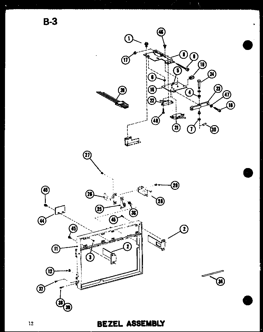 Bezel assembly