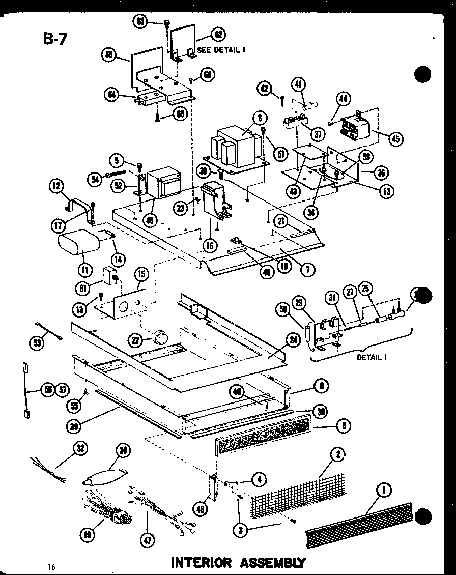 Interior assembly