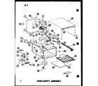 Amana RC-14/P72100-9M oven cavity assembly diagram