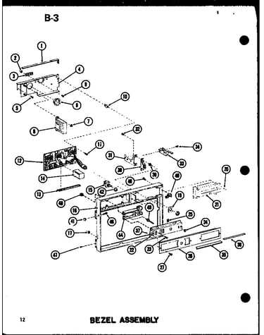 Bezel assembly