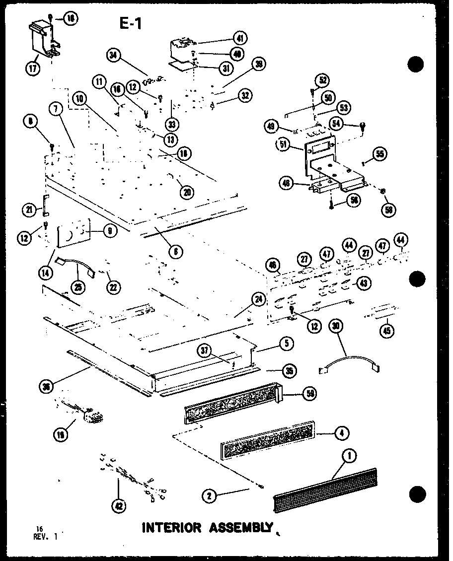 Interior assembly